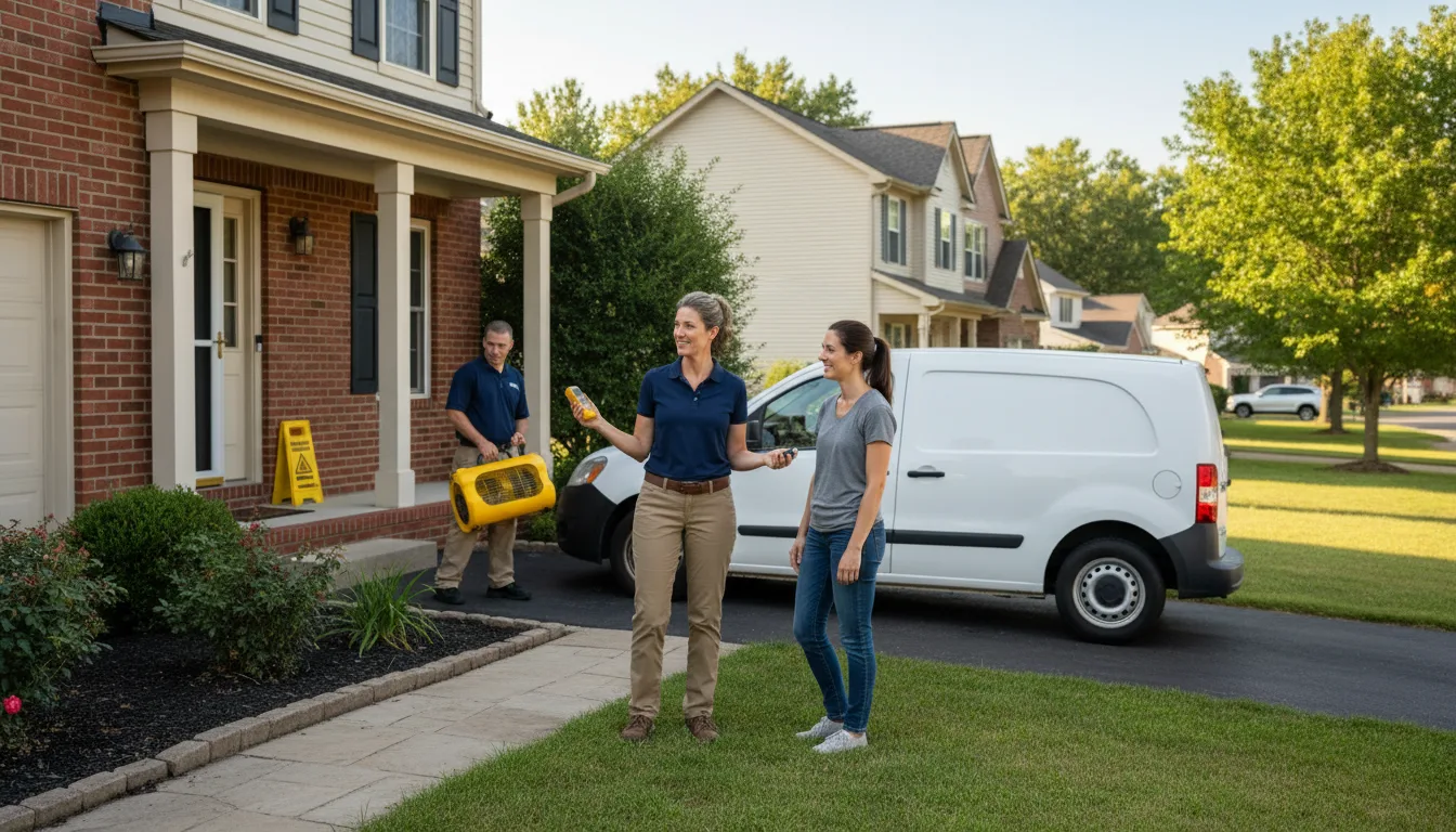 Residential water damage restoration in Rockville, VA